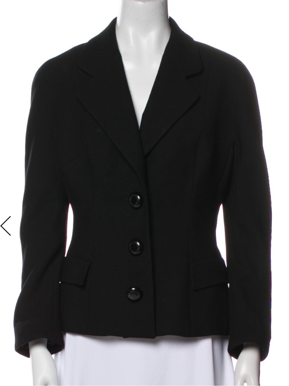 VINTAGE Dolce & Gabbana Black Tailored Women's Blazer